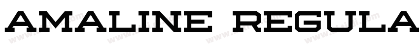Amaline Regular字体转换 Amaline Regular字体转换